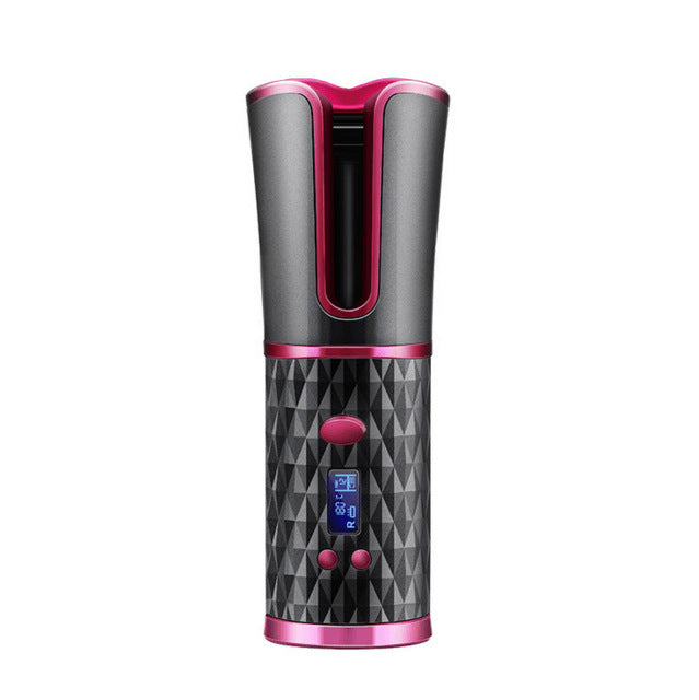 Cordless Automatic Hair Curler – Wireless, Portable Styling Wand