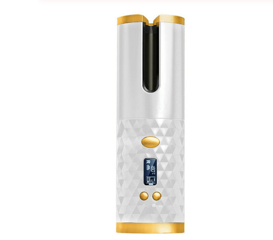 Cordless Automatic Hair Curler – Wireless, Portable Styling Wand
