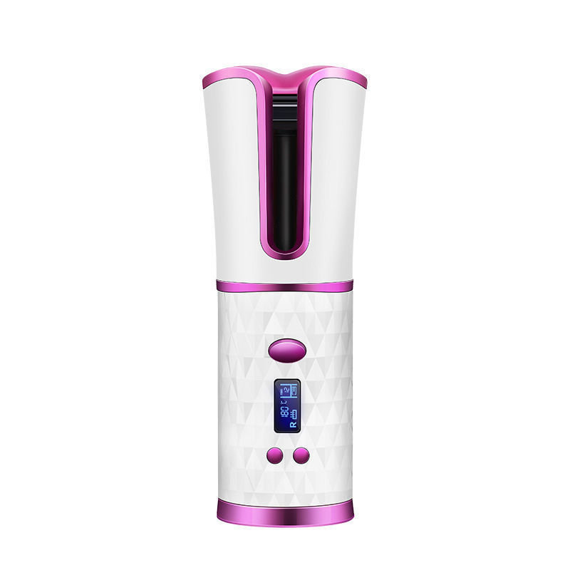 Cordless Automatic Hair Curler – Wireless, Portable Styling Wand