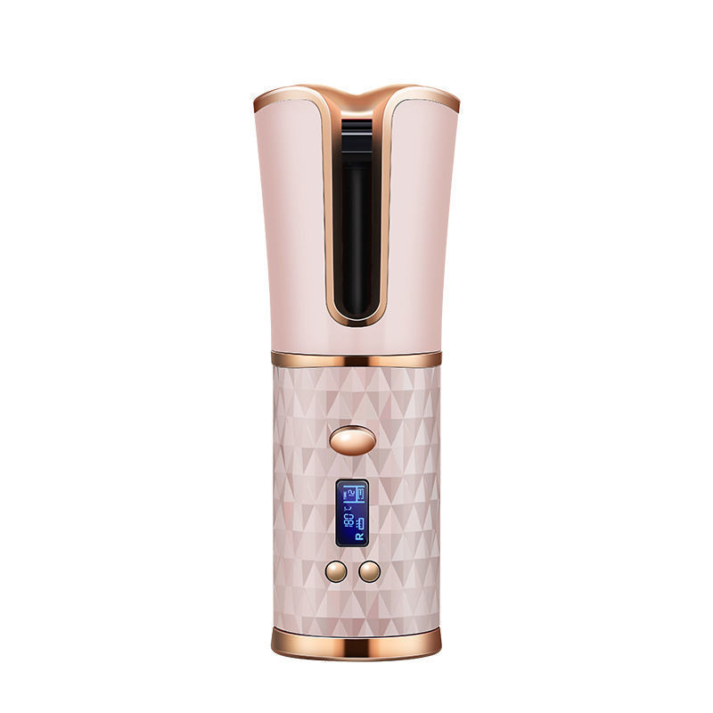 Cordless Automatic Hair Curler – Wireless, Portable Styling Wand