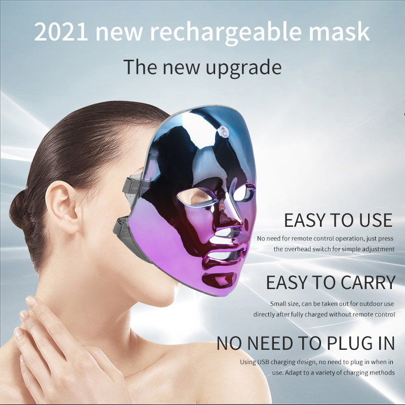 LED Light Therapy Face Mask – 7 Colors Skin Rejuvenation